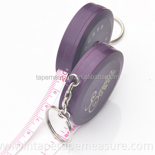 promotional key chain tape measure,gift measuring tape key ring